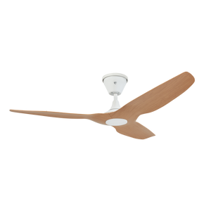 Big Ass Fans Haiku Coastal 52" Marine-Grade Outdoor Ceiling Fan - Caramel Airfoils / White Motor, No Light - Includes 5" Downrod