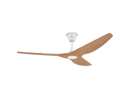 Big Ass Fans Haiku Coastal 60" Marine-Grade Outdoor Ceiling Fan - Caramel Airfoils / White Motor, No Light - Includes 10" Downrod