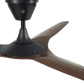 Big Ass Fans Haiku Coastal 60" Marine-Grade Outdoor Ceiling Fan - Cocoa Airfoils / Black Motor, with Integrated LED - Includes 10" Downrod