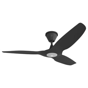Big Ass Fans Haiku Coastal 52" Ceiling Fan in Black with LED, Downrod 5", Wet Rated