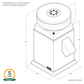 Harvest Grain Mill - Black