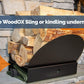 Hearth Bin Adjustable Firewood Rack