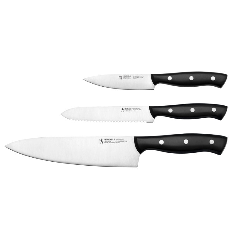Henckels 3pc Starter Knife Set, Everpoint Series