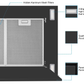600 CFM Black Flush Ceiling Mount Range Hood - VICTORY Sunset