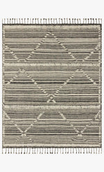 Loloi Iman IMA-01 Ivory / Charcoal area rug - image 1