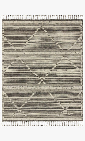 Loloi Iman IMA-01 Ivory / Charcoal area rug - image 1