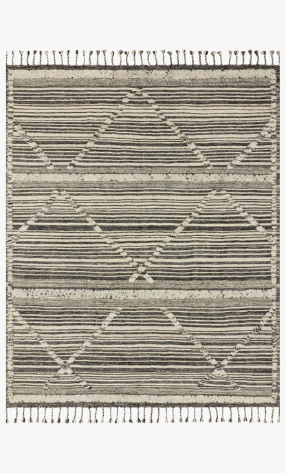 Loloi Iman IMA-01 Ivory / Charcoal area rug - image 1