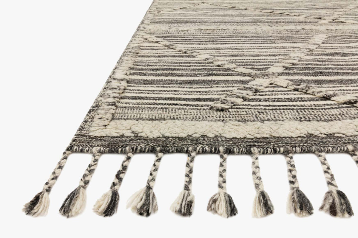 Loloi Iman IMA-01 Ivory / Charcoal area rug - image 2