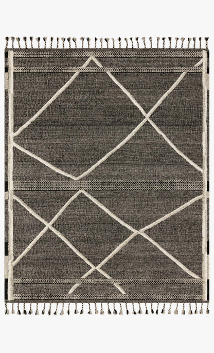 Loloi Iman IMA-02 Beige / Charcoal area rug - image 1