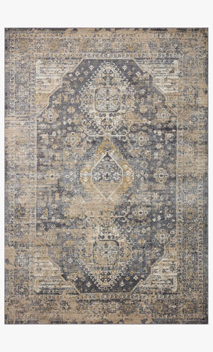 Loloi Indra INA-03 Charcoal / Natural area rug - image 1