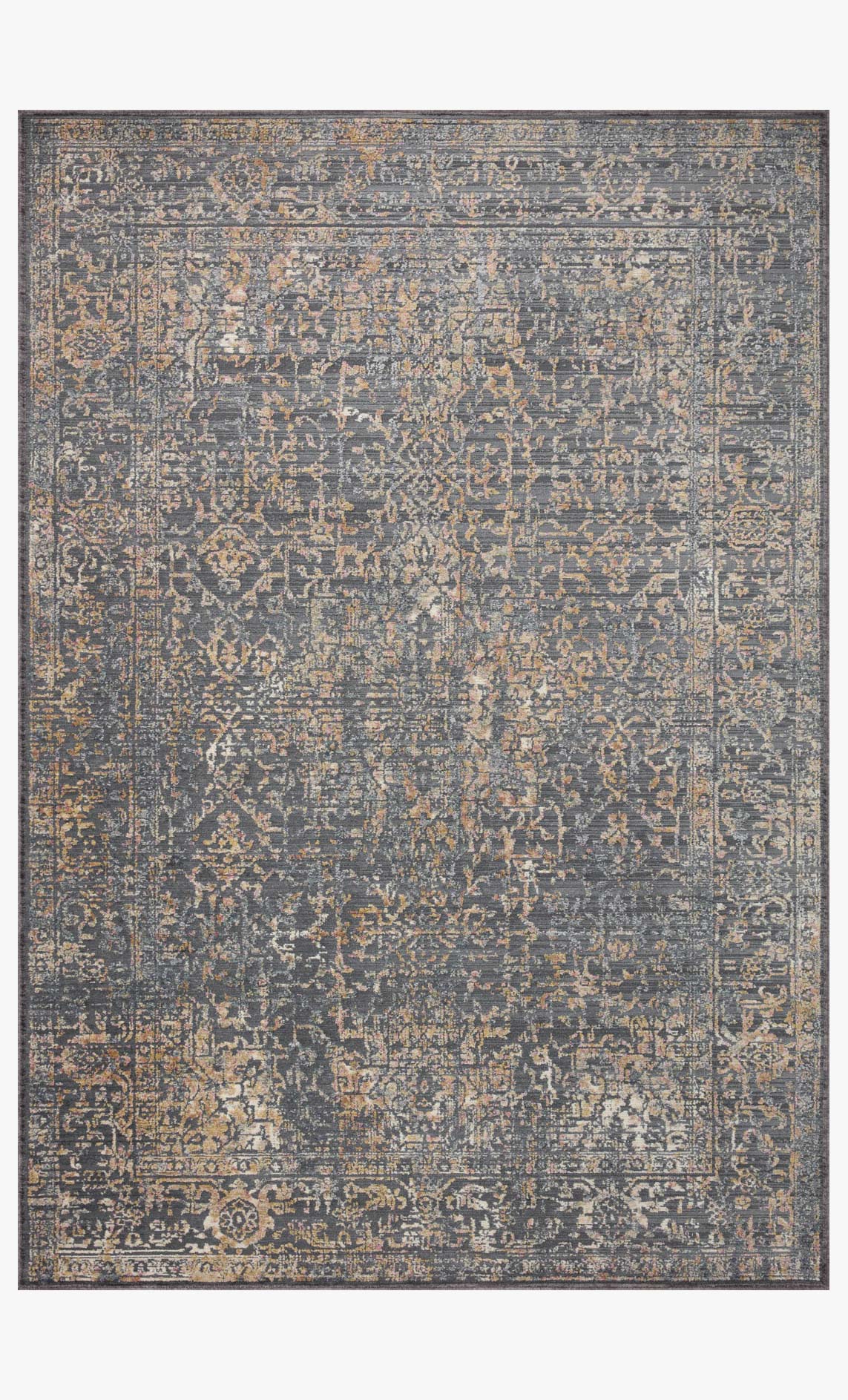 Loloi Indra INA-05 Graphite / Sunset area rug - image 1