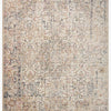 Loloi Indra Collection Power Loomed Contemporary Area Rug INA-05 - Ivory / Multi