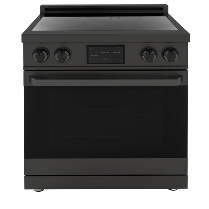 Induction Hardware Luxury Series 30-Inch 5.1 Cu. Ft. Induction Range, Self-Cleaning, Black Stainless Steel, S-IR30-BS