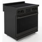 Induction Hardware Luxury Series 30-Inch 5.1 Cu. Ft. Induction Range, Self-Cleaning, Black Stainless Steel, S-IR30-BS