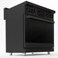 Induction Hardware Luxury Series 30-Inch 5.1 Cu. Ft. Induction Range, Self-Cleaning, Black Stainless Steel, S-IR30-BS