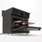 Induction Hardware Luxury Series Orion Edition 36-Inch 5.4 Cu. Ft. Induction Range, Self-Cleaning, Black Stainless Steel with Gold Accents, S-IR36-BS-ORION