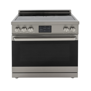 Induction Hardware Luxury Series 36-Inch 5.4 Cu. Ft. Induction Range, Self-Cleaning, Stainless Steel, S-IR36-SS