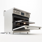 Induction Hardware Luxury Series Vega Edition 36-Inch 5.4 Cu. Ft. Induction Range, Self-Cleaning, Stainless Steel with Gold Accents, S-IR36-SS-VEGA