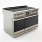 Induction Hardware Luxury Series 48-Inch 7.7 Cu. Ft. Double Oven Induction Range, Self-Cleaning, Stainless Steel, S-IR48-SS