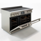 Induction Hardware Luxury Series 48-Inch 7.7 Cu. Ft. Double Oven Induction Range, Self-Cleaning, Stainless Steel, S-IR48-SS