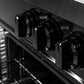 Induction Hardware Luxury Series 60-Inch 10.2 Cu. Ft. Double Oven Induction Range with Griddle, Self-Cleaning, Black Stainless Steel, S-IR60-BS
