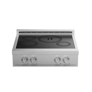 Induction Hardware 30" Induction Rangetop, 4-Zone, Stainless Steel, IRT30-SS