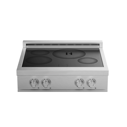 Induction Hardware 30" Induction Rangetop, 4-Zone, Stainless Steel, IRT30-SS