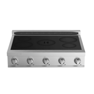 Induction Hardware 36" Induction Rangetop, 5-Zone, Stainless Steel, IRT36-SS