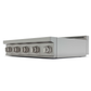 Induction Hardware 36" Induction Rangetop, 5-Zone, Stainless Steel, IRT36-SS