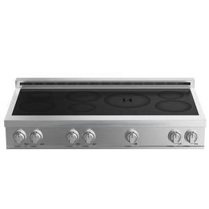 Induction Hardware 48" Induction Rangetop, 7-Zone, Stainless Steel, IRT48-SS