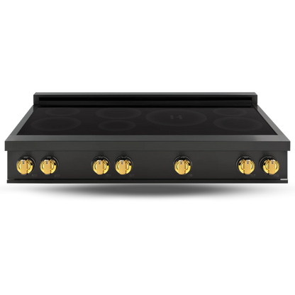 Induction Hardware 48" Induction Rangetop, 7-Zone, Orion Gold, IRT48-BS-ORION