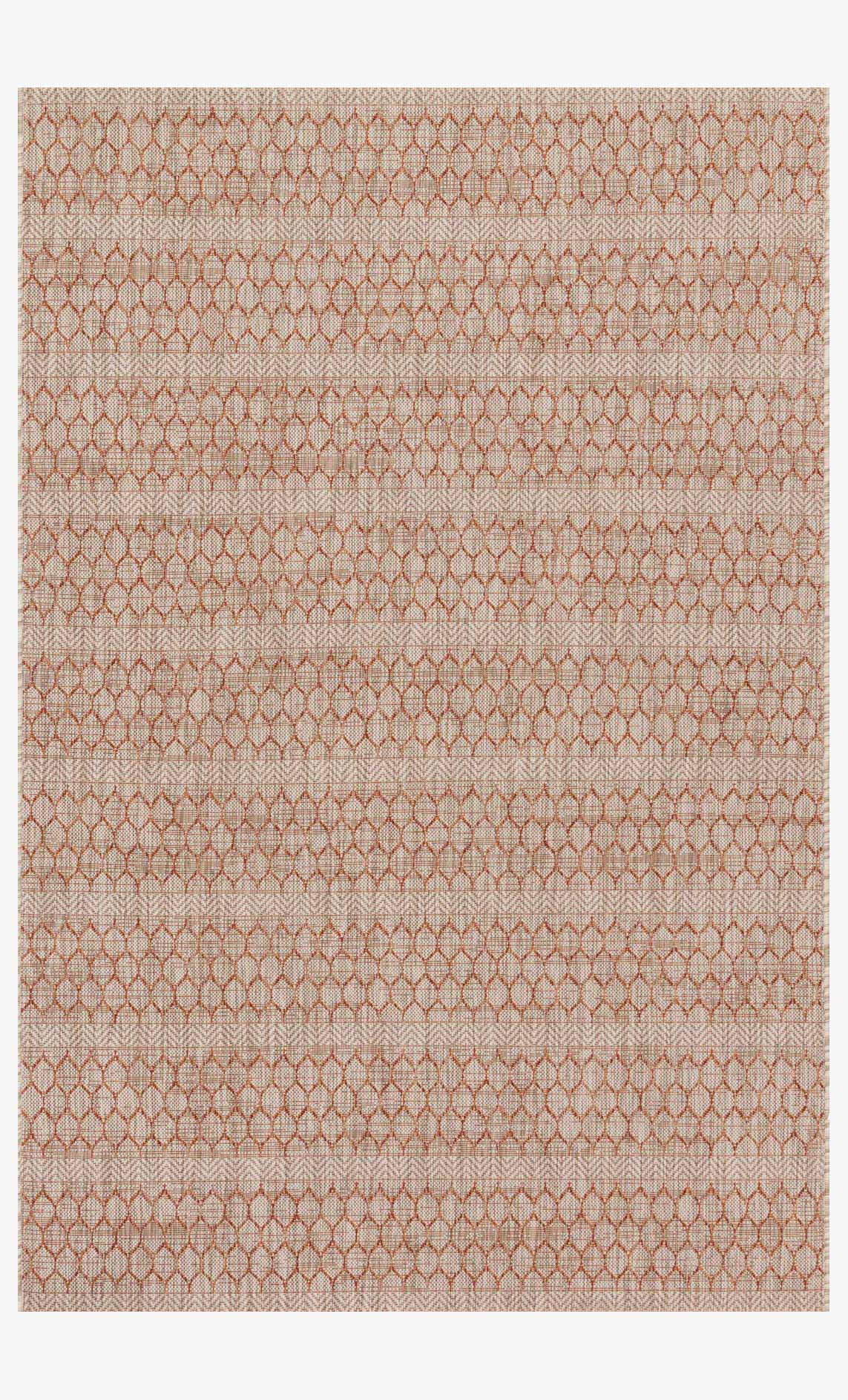 Loloi Isle IE-01 Beige / Rust area rug - image 1