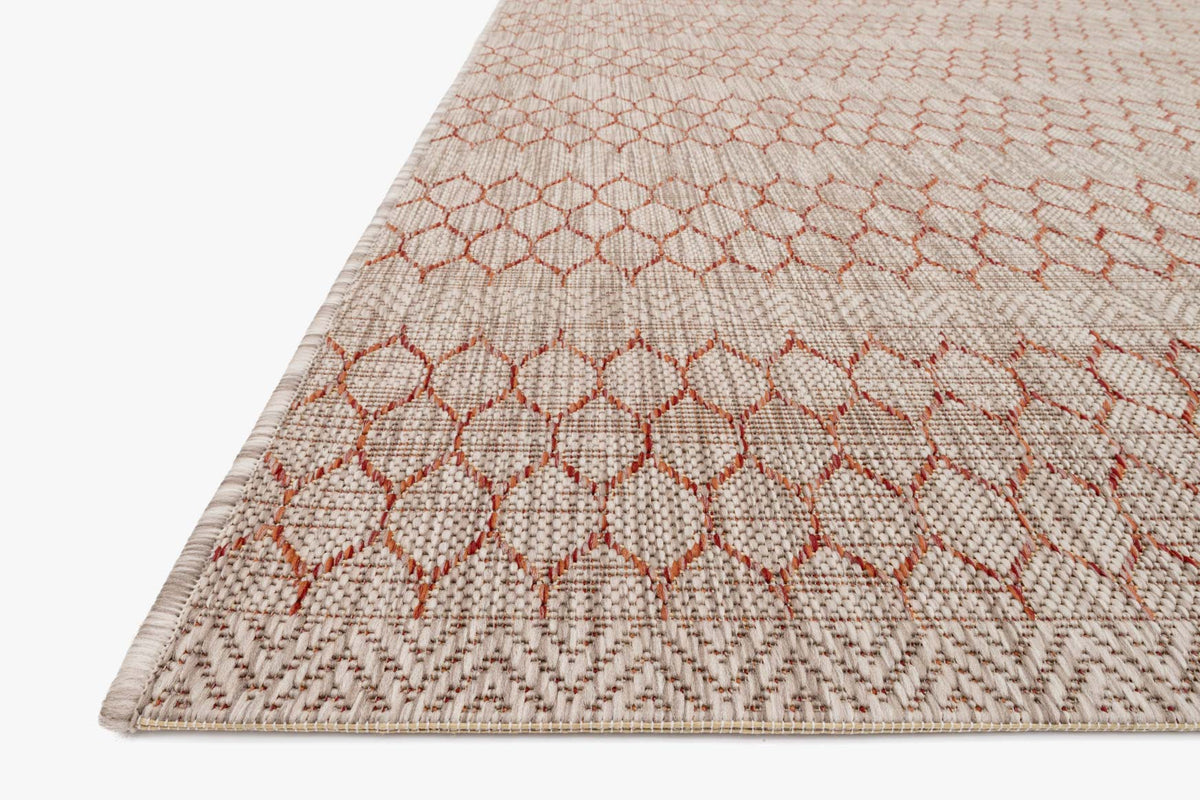 Loloi Isle IE-01 Beige / Rust area rug - image 2