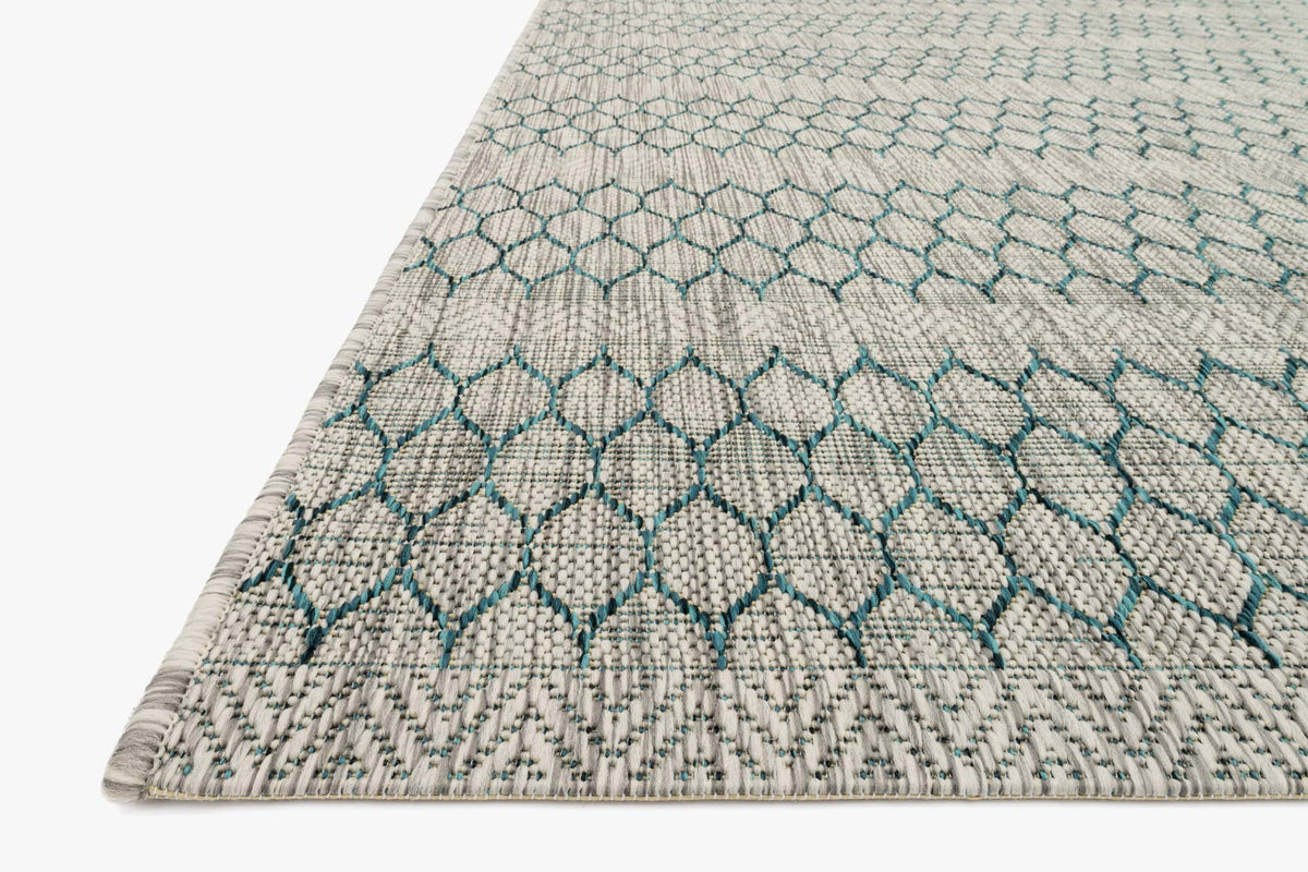 Loloi Isle IE-01 Grey / Teal area rug - image 2