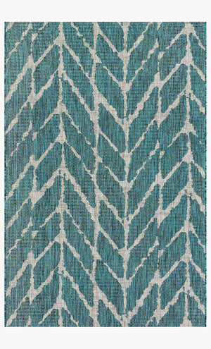 Loloi Isle IE-02 Teal / Grey area rug - image 1