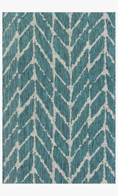 Loloi Isle IE-02 Teal / Grey area rug - image 1
