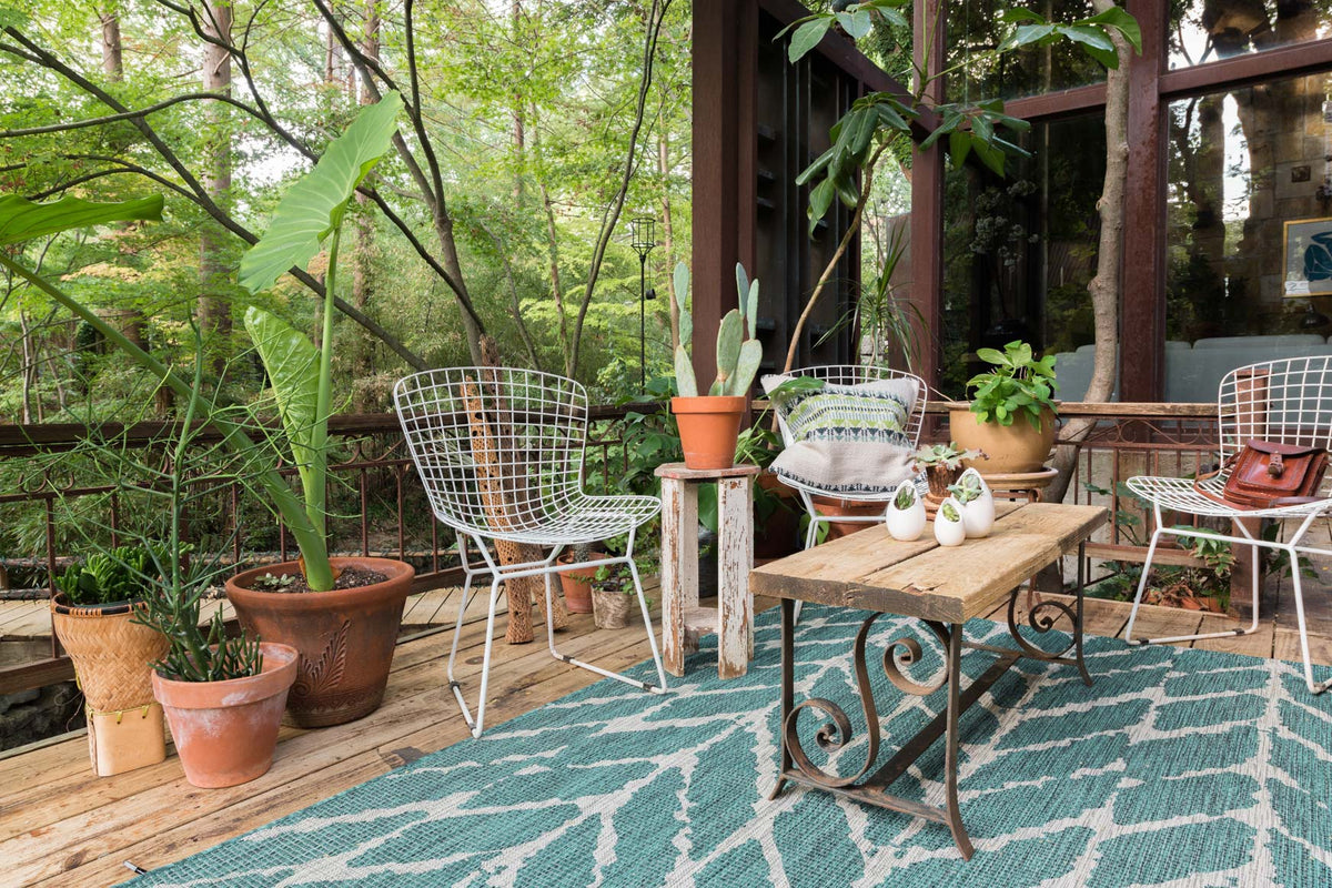 Loloi Isle IE-02 Teal / Grey area rug - image 4