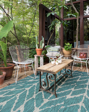 Loloi Isle IE-02 Teal / Grey area rug - image 2