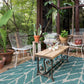 Loloi Isle IE-02 Teal / Grey area rug - image 2