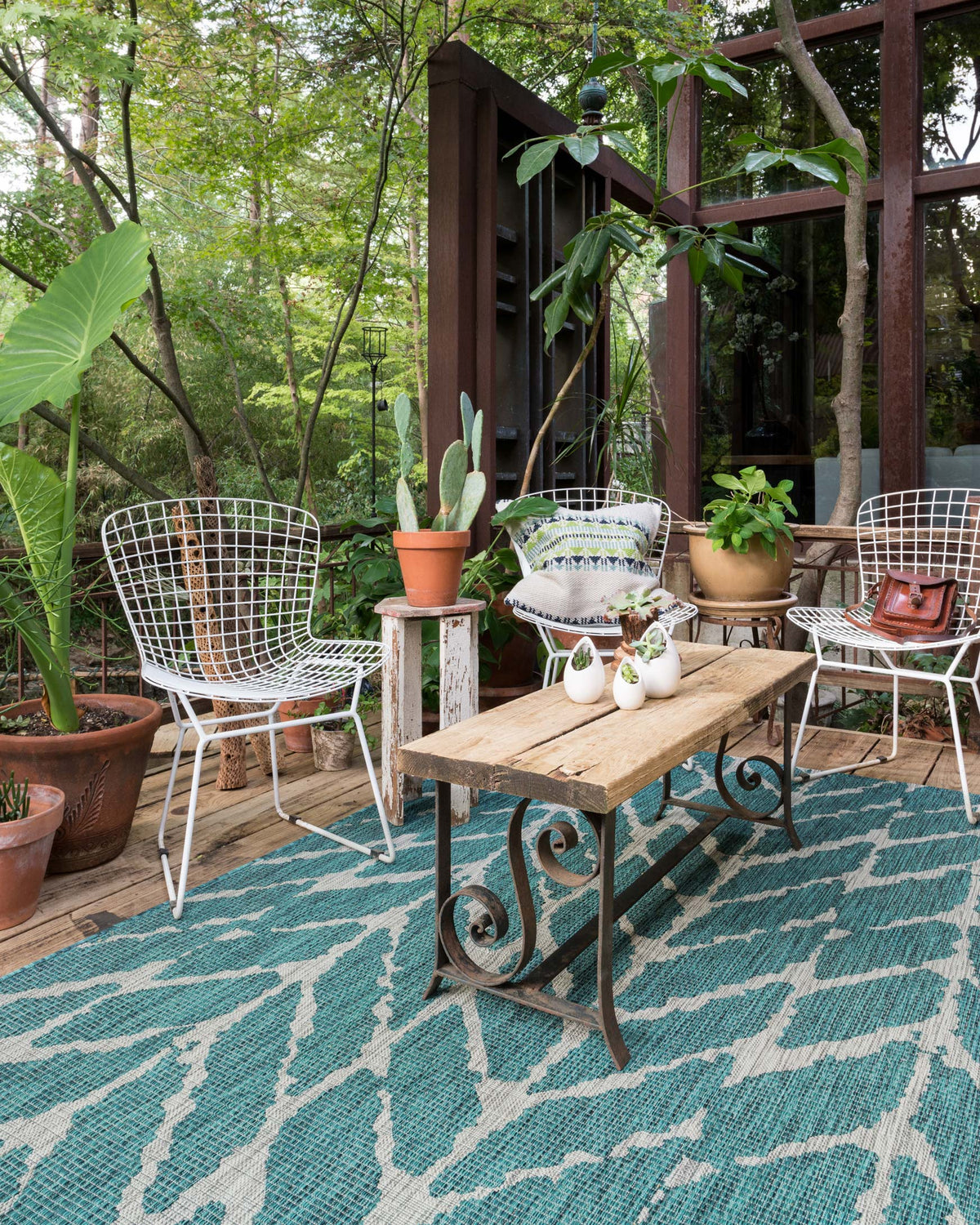 Loloi Isle IE-02 Teal / Grey area rug - image 2