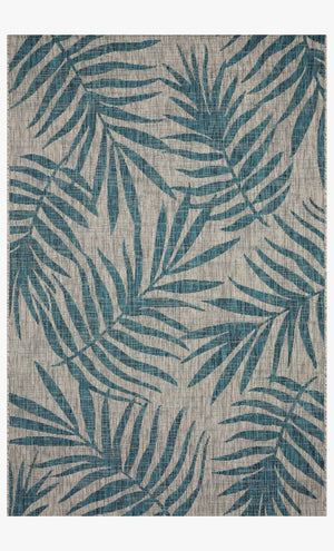 Loloi Isle IE-10 Grey / Aqua area rug - image 1
