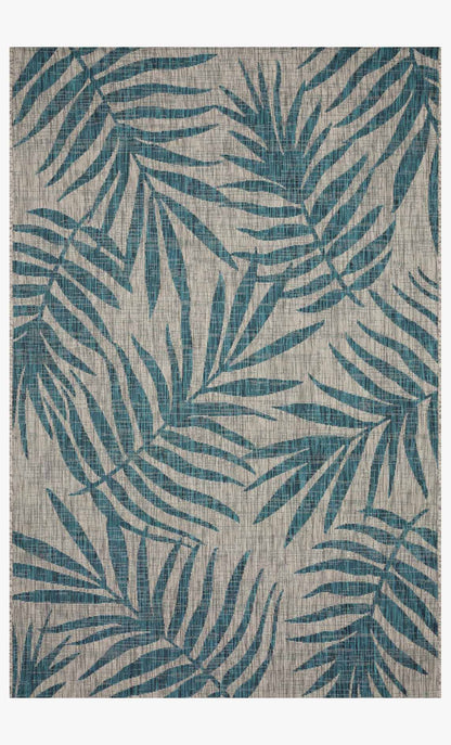 Loloi Isle IE-10 Grey / Aqua area rug - image 1