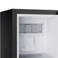 FORNO Cristallo 15-Inch Freestanding/Undercounter Nugget Ice Maker 66.1 lbs/Day Black with Brass Accent, FIMBI7307-15BLK