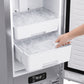FORNO Cristallo 15-Inch Freestanding/Undercounter Nugget Ice Maker 66.1 lbs/Day Stainless Steel, FIMBI7307-15S