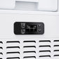 FORNO Cristallo 15-Inch Freestanding/Undercounter Nugget Ice Maker 66.1 lbs/Day White with Brass Accent, FIMBI7307-15WHT