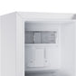 FORNO Cristallo 15-Inch Freestanding/Undercounter Nugget Ice Maker 66.1 lbs/Day White with Brass Accent, FIMBI7307-15WHT