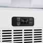 FORNO Cristallo 15-Inch Freestanding/Undercounter Cube Ice Maker 79.4 lbs/Day White with Brass Accent, FIMBI7313-15WHT