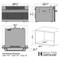 Induction Hardware 30-Inch Smart Drawer Microwave, Black Stainless Steel, MWD-30-BS-ORION