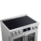 FORNO Maximus 36-Inch 5.36 cu. ft. French Door Induction Range, True Convection, Air Sous Vide, Air Fry Basket in Stainless Steel, FFSIN0932-36