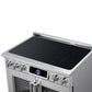 FORNO Maximus 36-Inch 5.36 cu. ft. French Door Induction Range, True Convection, Air Sous Vide, Air Fry Basket in Stainless Steel, FFSIN0932-36